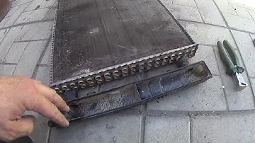 Устройство радиатора Приоры ВАЗ. Что там внутри. Разбираем на металл. car cooling radiator.