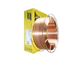 Проволока омедненная ESAB ОК Autrod 12.51 Ø 0.8 мм (каркас кат. 15 кг)